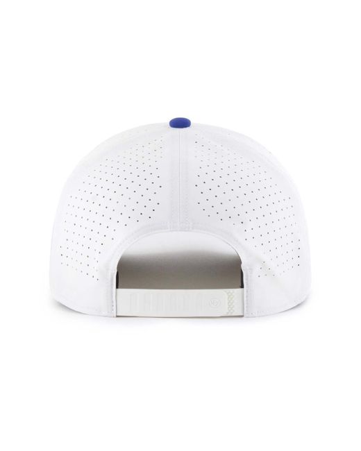'47 White/royal Los Angeles Dodgers Gimmie Golf Hitch Rope Adjustable Hat for men