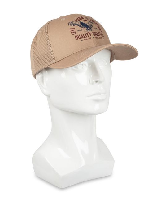 Levi's Natural Twill Trucker Cap for men