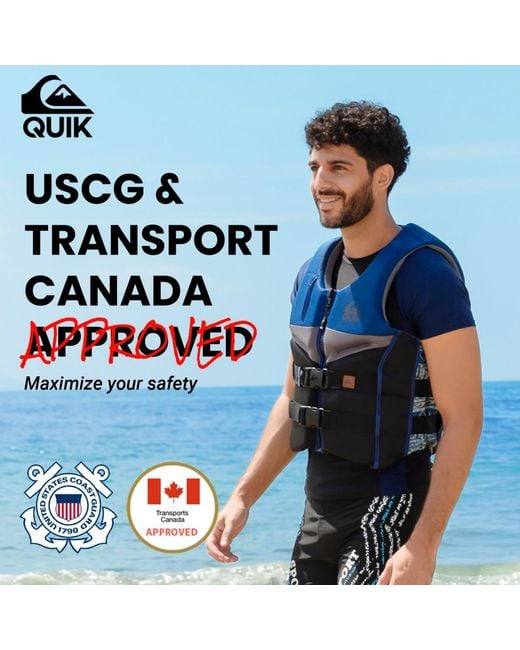 Quiksilver Blue Everyday Life Jacket for men
