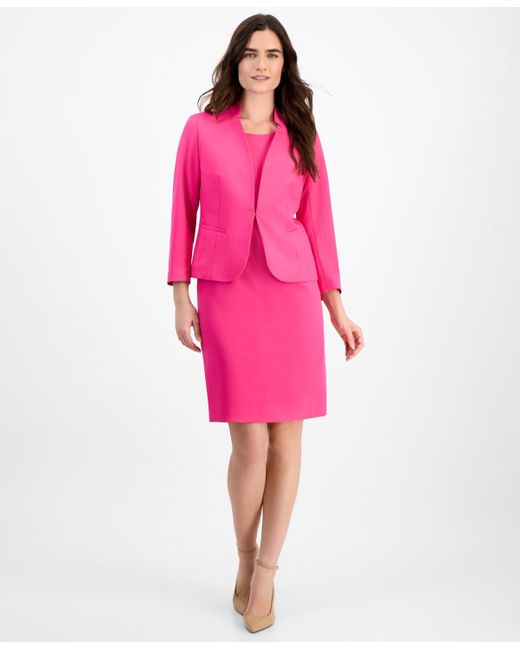 Pink Macys Petite Womens Suits Petite Sizes Macy's Petite