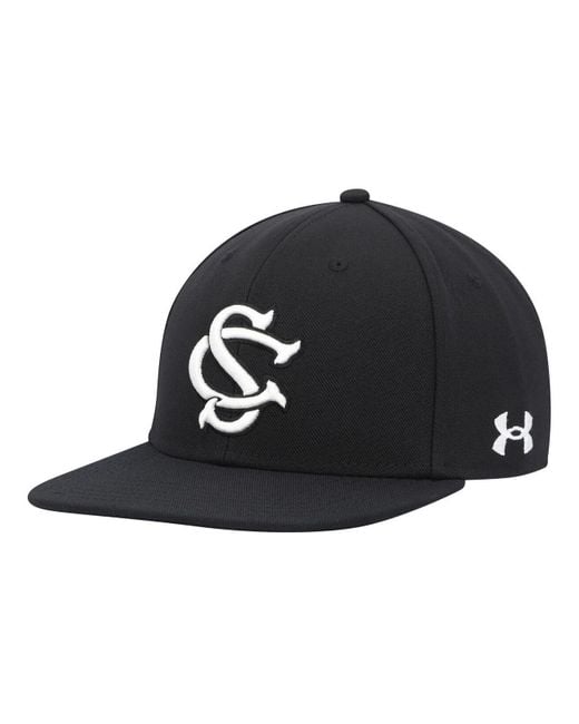Under Armour Black South Carolina Gamecocks Baseball Fitted Hat