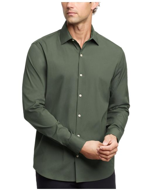 Calvin klein extra slim fit dress shirt hot sale
