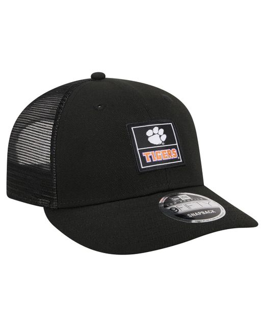 KTZ Black Clemson Tigers Labeled 9fifty Snapback Hat for men