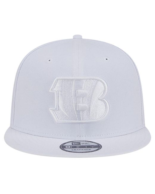 KTZ White Cincinnati Bengals Main On 9fifty Snapback Hat for men