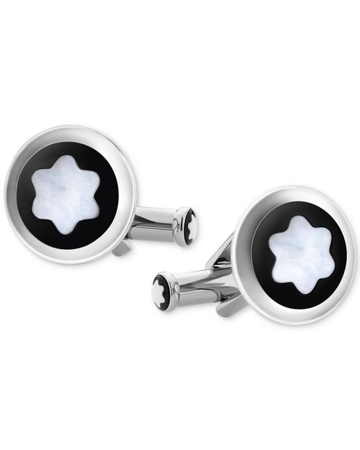 Montblanc Metallic Star Cufflinks for men