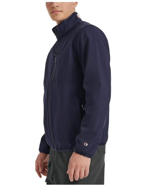 Champion Blue Lightweight Sport Shell Jacket for men