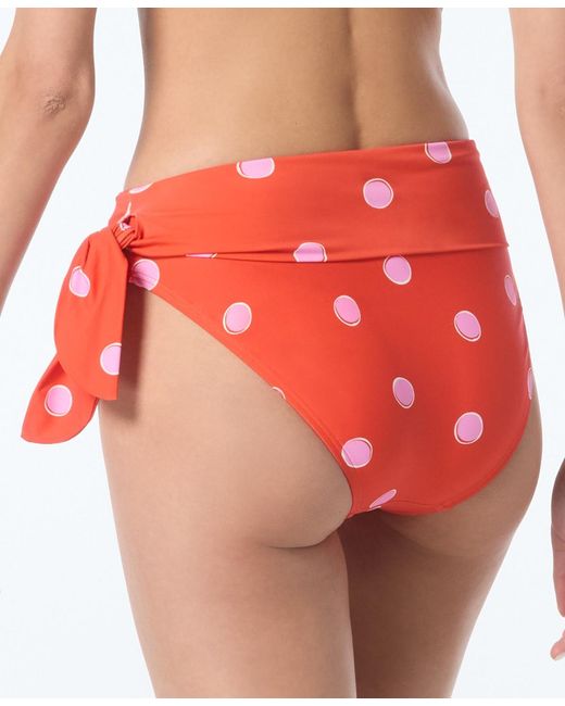 Kate Spade Red High Waist Swim Bottoms