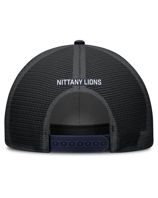 Nike Blue Penn State Nittany Lions Rise Primetime Trucker Adjustable Hat for men