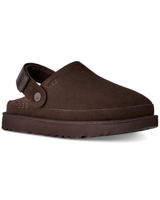 Ugg Brown Goldenstar Slingback Clogs