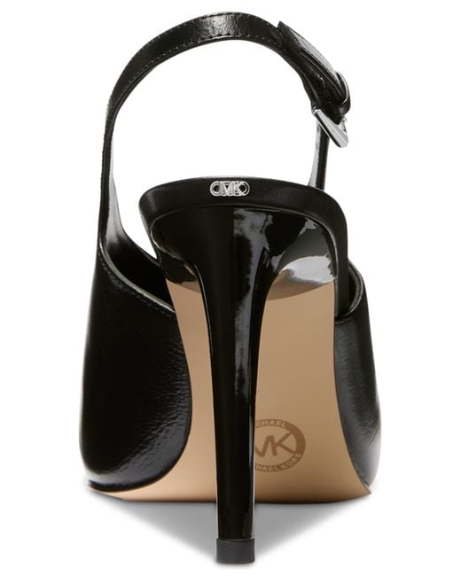 Michael Kors Black Michael Kasia Pointed-toe Pumps