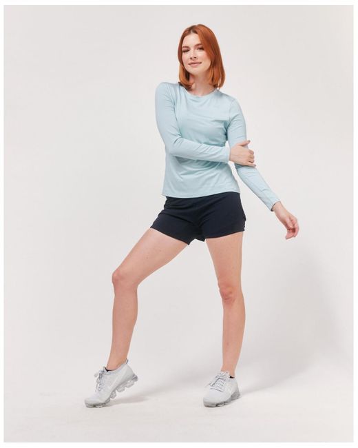 Rebody Active Blue To Practice Compression Long Sleeve Top