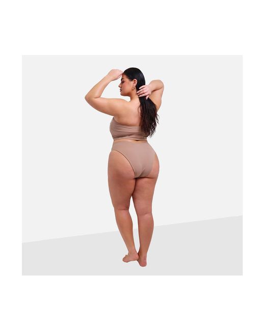 Rebdolls Multicolor Plus Size Danica Brazilian Cut Swim Bottom