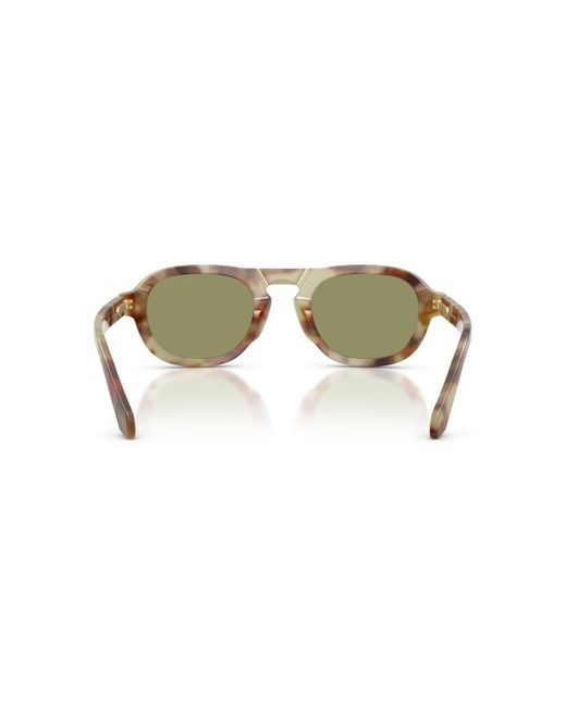 Giorgio Armani Green Rectangle Sunglasses for men