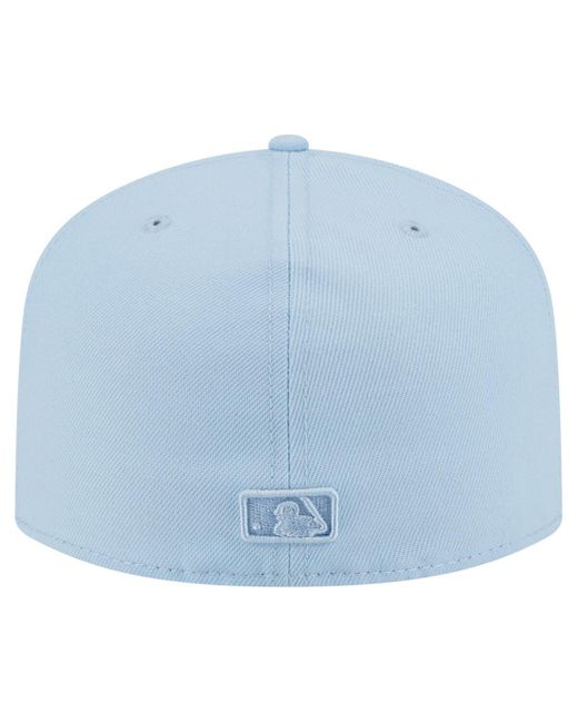KTZ Blue Miami Marlins Color Pack A-frame 59fifty Fitted Hat for men
