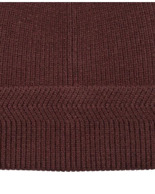 Alfani Purple Fine Ribbed Beanie for men