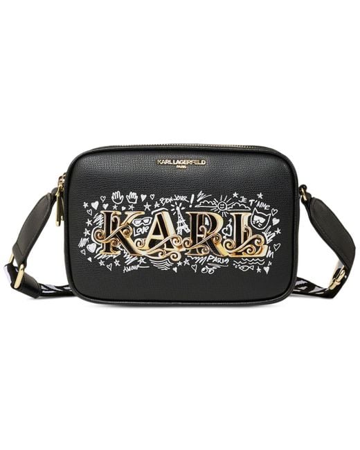 Karl Lagerfeld Maybelle Crossbody in Black Lyst