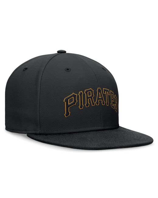 Nike Black Pittsburgh Pirates Evergreen Performance Fitted Hat for men