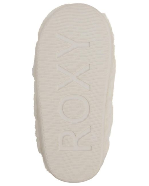 Roxy White Bae Slip-on Slippers