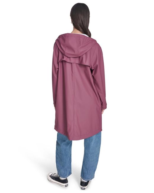Levi's Red Raglan Sleeve Rain Jacket