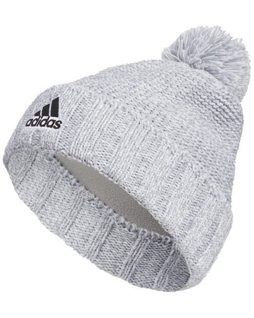 Adidas Gray Tall Fit Recon Ballie 3 Knit Hat for men