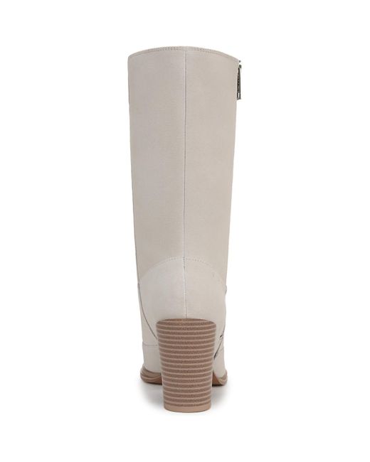 Franco Sarto White Jaxon Pointed Toe Western Boots
