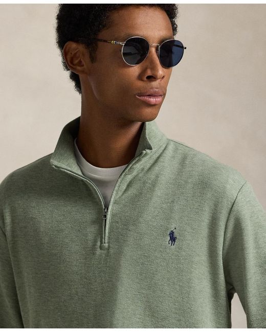 Polo Ralph Lauren Green Cotton-blend Jacquard Pullover for men