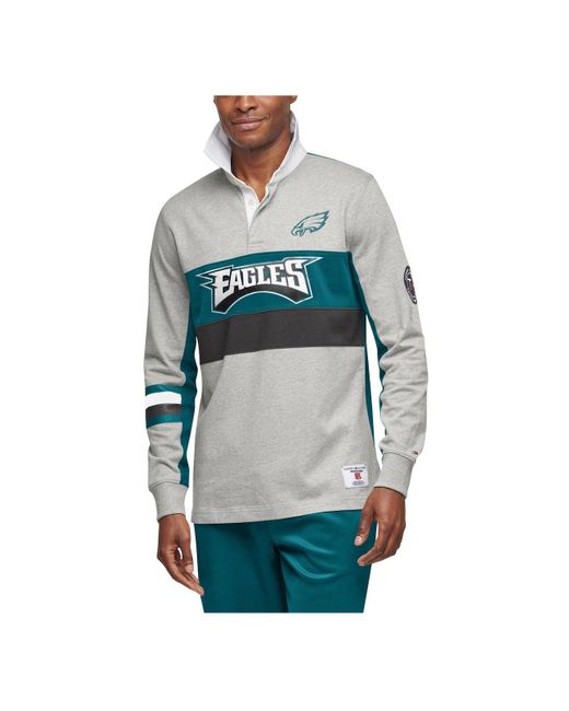 Tommy Hilfiger Cotton Gray, Midnight Green Philadelphia Eagles Rugby ...