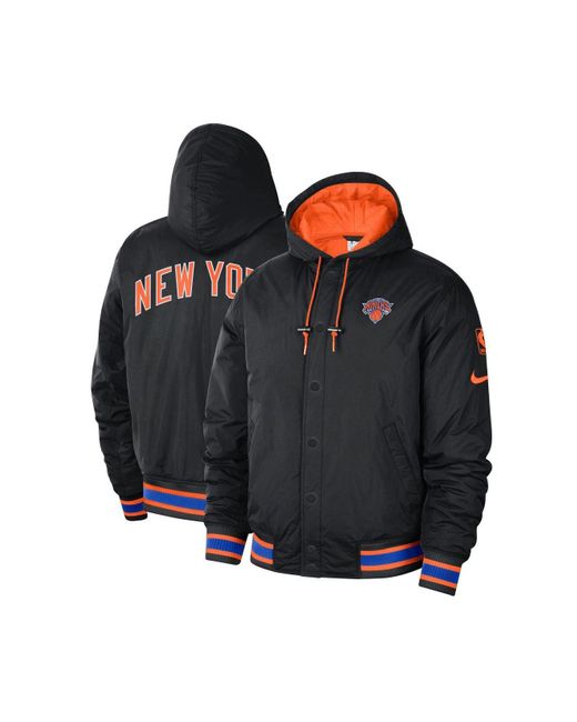 Nike Black, Orange New York Knicks 2022/23 City Edition Courtside ...