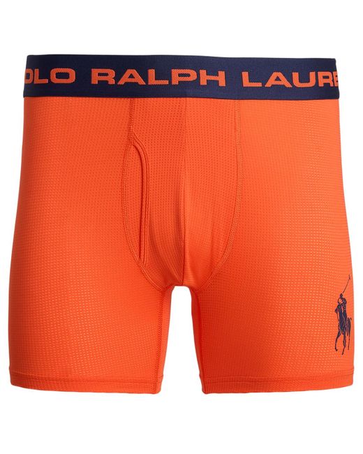 Polo Ralph Lauren Orange Perfect Pouch Boxer Briefs for men