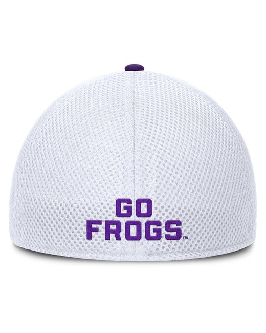 Fanatics Heather Gray/white Tcu Horned Frogs trigger Flex Hat for men