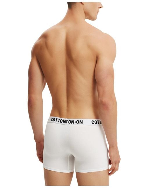 Cotton On Blue Regular Fit Trunks for men