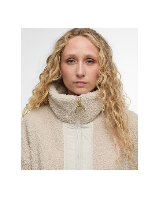 Barbour Natural Contrast Front Panels Long Sleeve Jacket