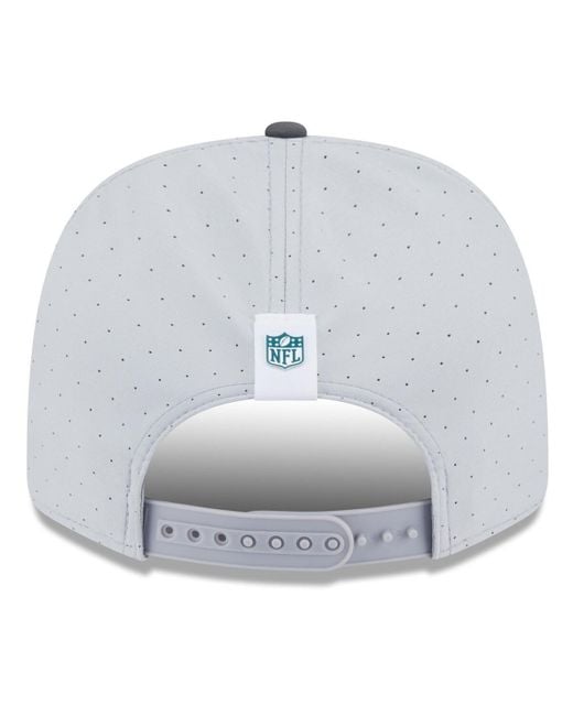 KTZ Gray/graphite Philadelphia Eagles 2025 Nfl Training Camp 9seventy Adjustable Hat for men