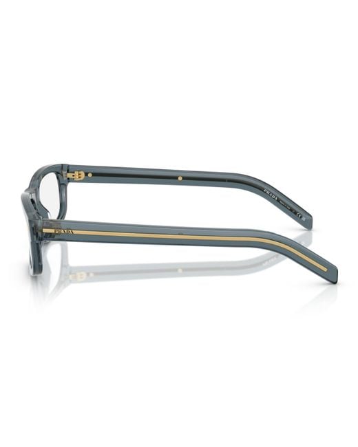 Prada Multicolor Rectangle Eyeglasses for men