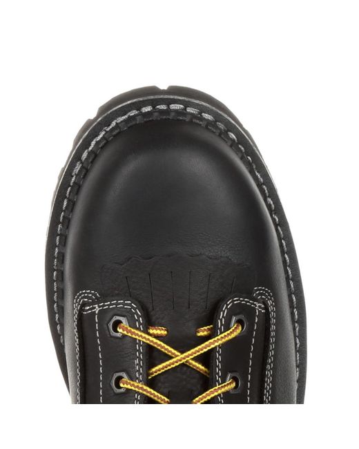 Georgia Boot Black Amp Lt Logger Composite Toe Waterproof Work Boot for men