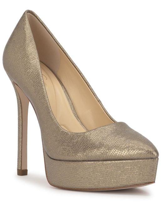 Jessica Simpson White Sinelia Platform Stiletto Pumps