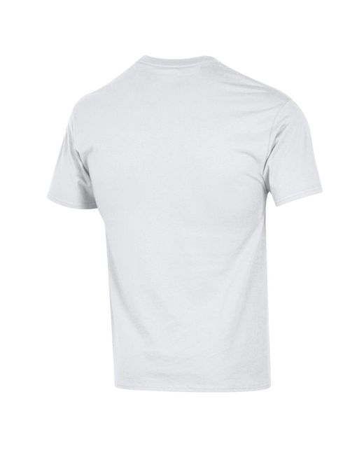 Champion White Smu Mustangs Arched Logo T-shirt for men