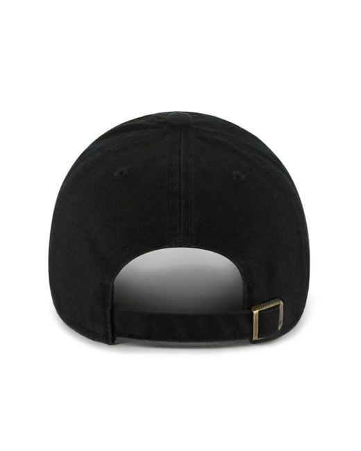'47 Black Philadelphia Eagles Ariana Clean Up Adjustable Hat