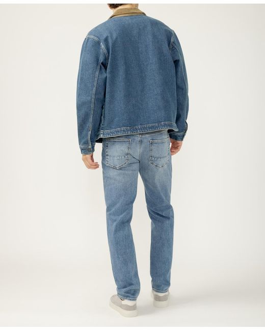 Silver Jeans Co. Blue Denim Work Jacket for men