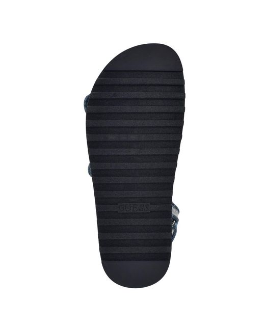 Guess Blue Frella Round Toe Sandals