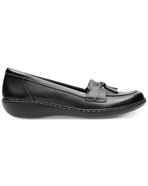 Clarks Black Collection Ashland Bubble Flats
