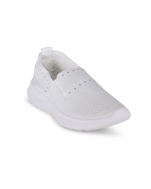 Danskin White Allure Slip On Sneaker