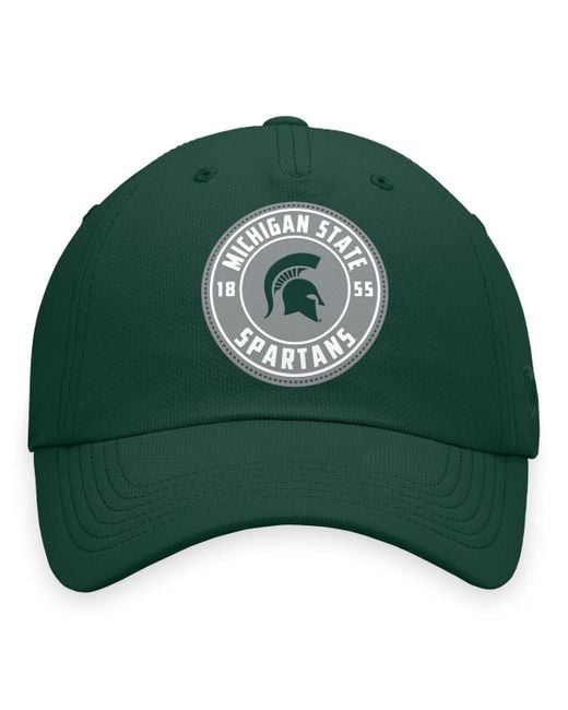 Top Of The World Green Michigan State Spartans Region Adjustable Hat for men