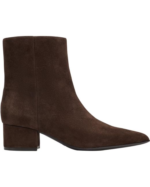marc fisher women's gismo block heel dress booties Brown Printed Block-Heel Shoe Size 9M It features a pointy toe Marc Fisher | Shoes |