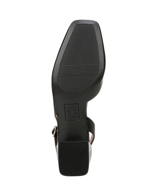 Naturalizer Black Jayla Mid-heel Square Toe Slingback Pumps