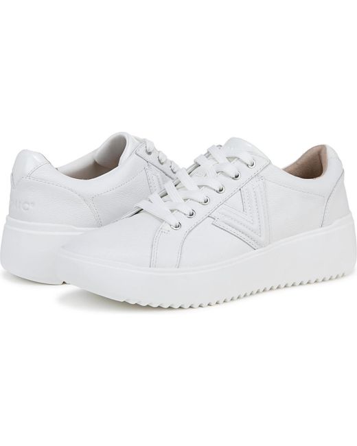 Vionic White Kearny Lace Up Sneakers