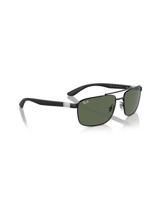 Ray-Ban Green Rectangle Sunglasses