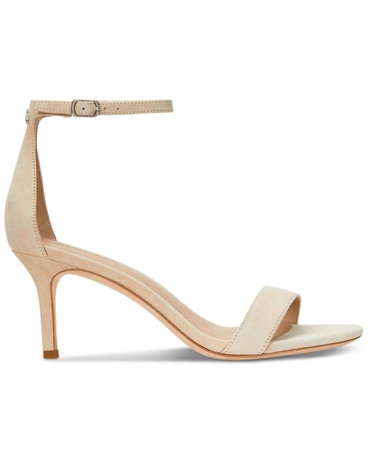 Ralph Lauren Metallic Allie Ankle-strap Dress Sandals