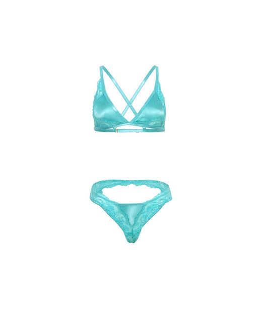 Oh La La Cheri Alessandra Bra Set in Blue | Lyst