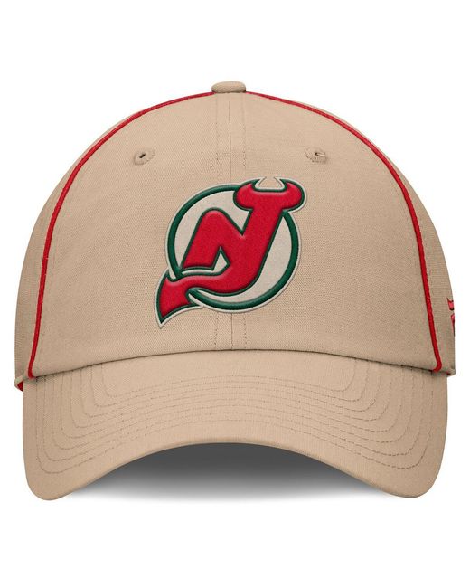 Fanatics Pink New Jersey Devils Heritage Setoff Adjustable Hat for men
